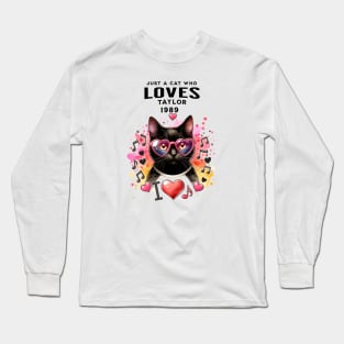 Swiftie Cat Fan Long Sleeve T-Shirt